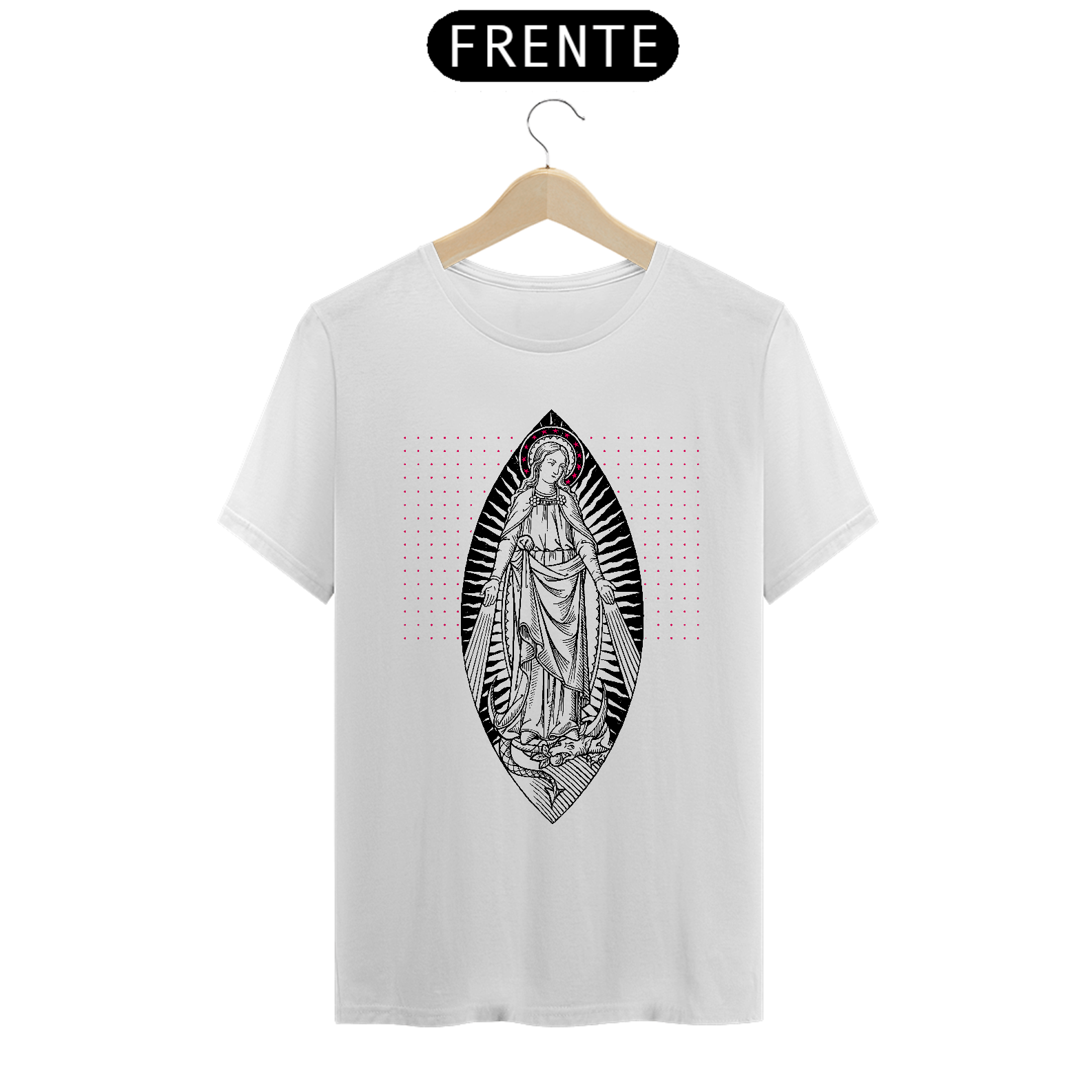 Camiseta Basic Nossa Senhora das Graças Tons Claros