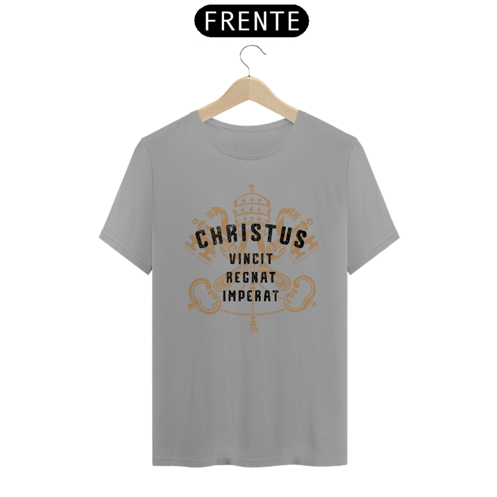 Camiseta Clássica Cristo Vence, Reina, Governa