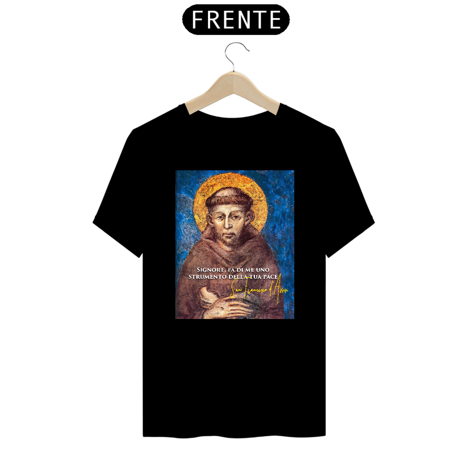 Camiseta Premium São Francisco de Assis Afresco