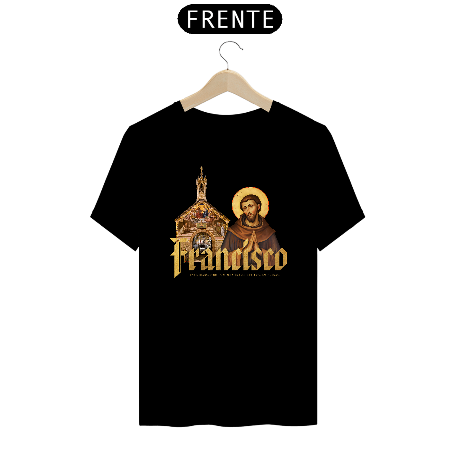 Camiseta Premium São Francisco de Assis Porciúncula