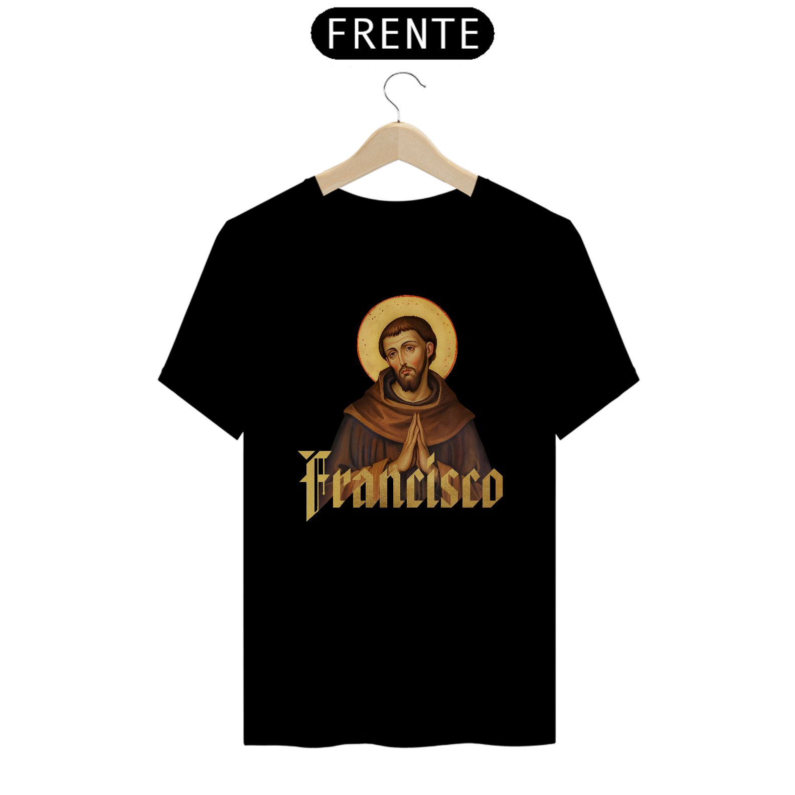 Camiseta Basic São Francisco de Assis Ilustração