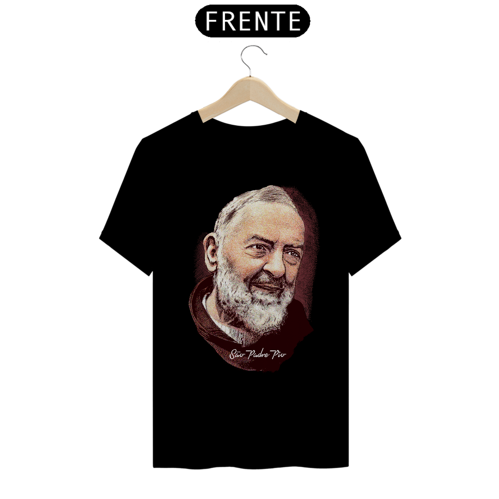 Camiseta Basic São Padre Pio de Pietrelcina