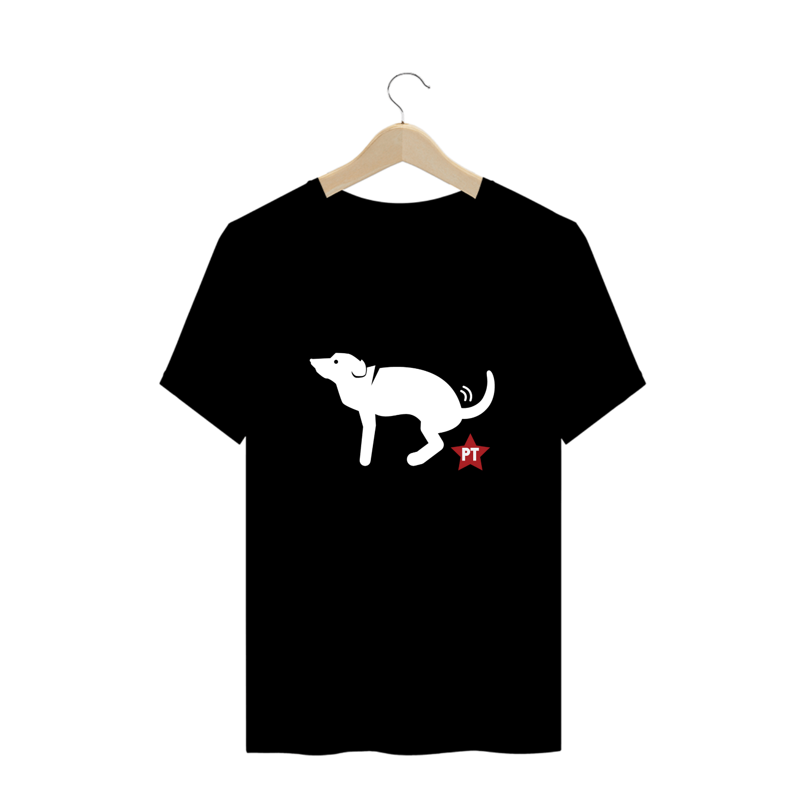 T-SHIRT PLUS SIZE - DOGUINHO ANTIPETISTA