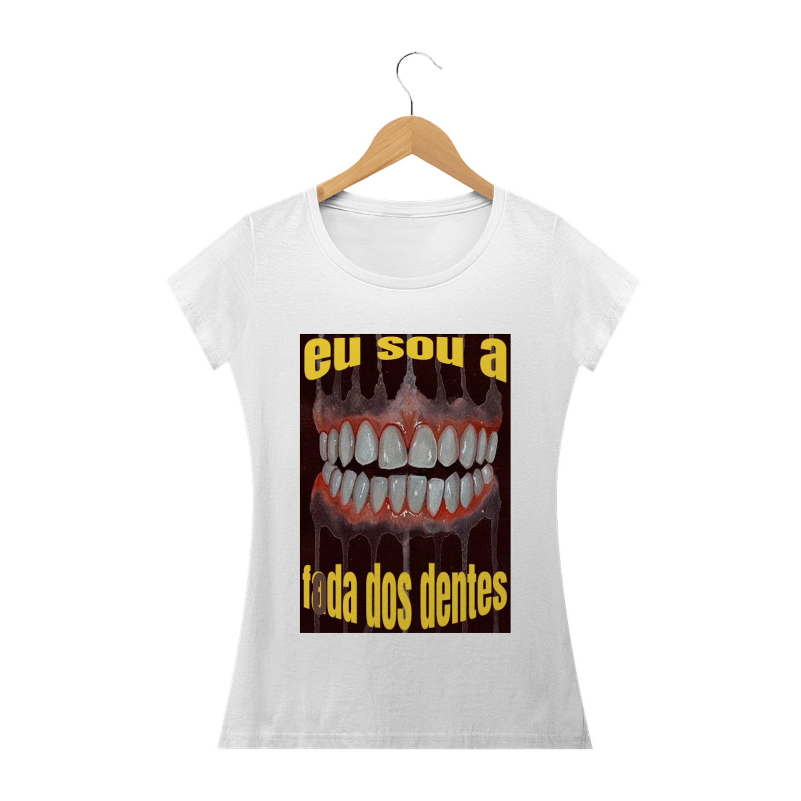 camiseta baby long eu sou a f