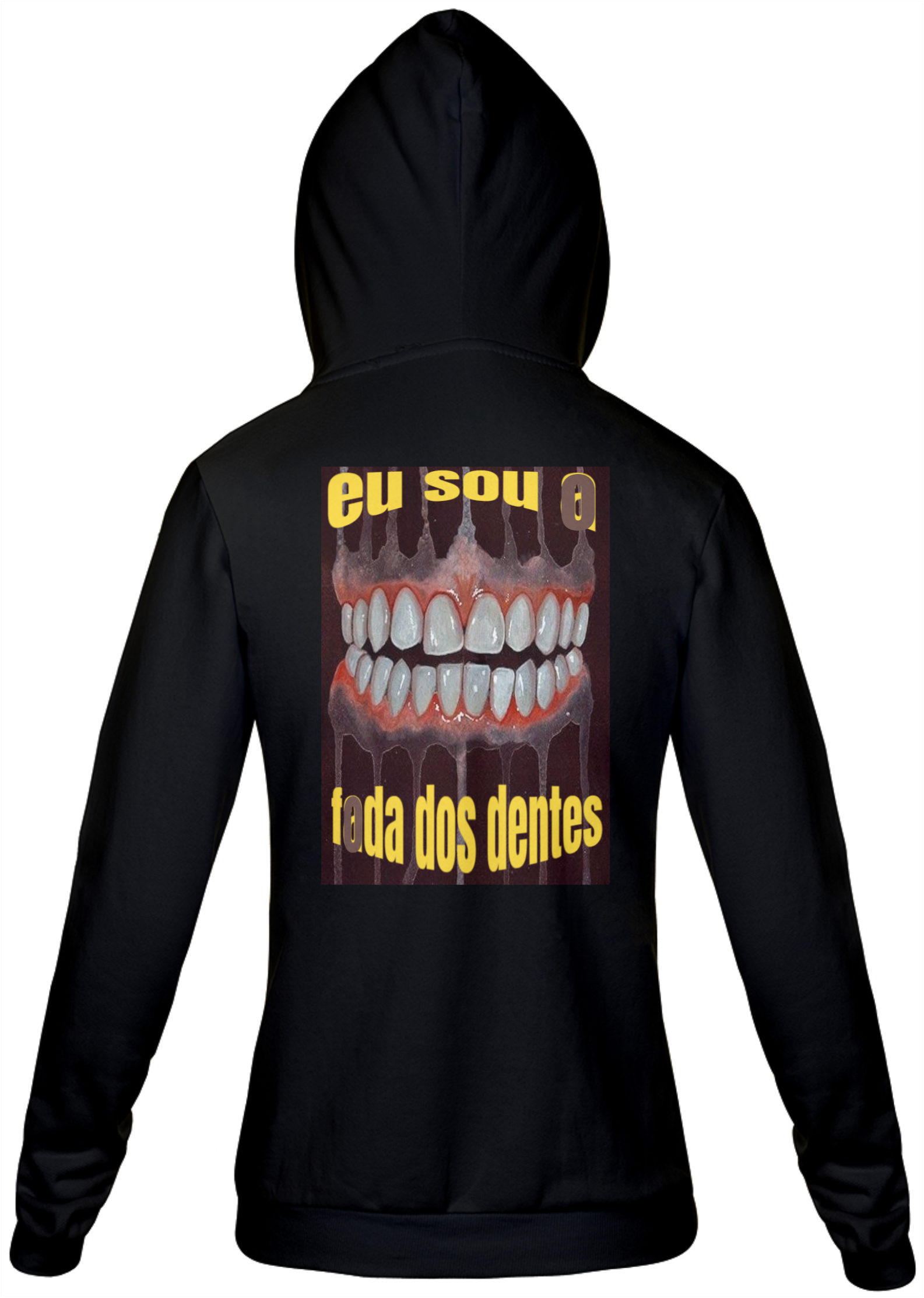 moletom aberto eu sou o f