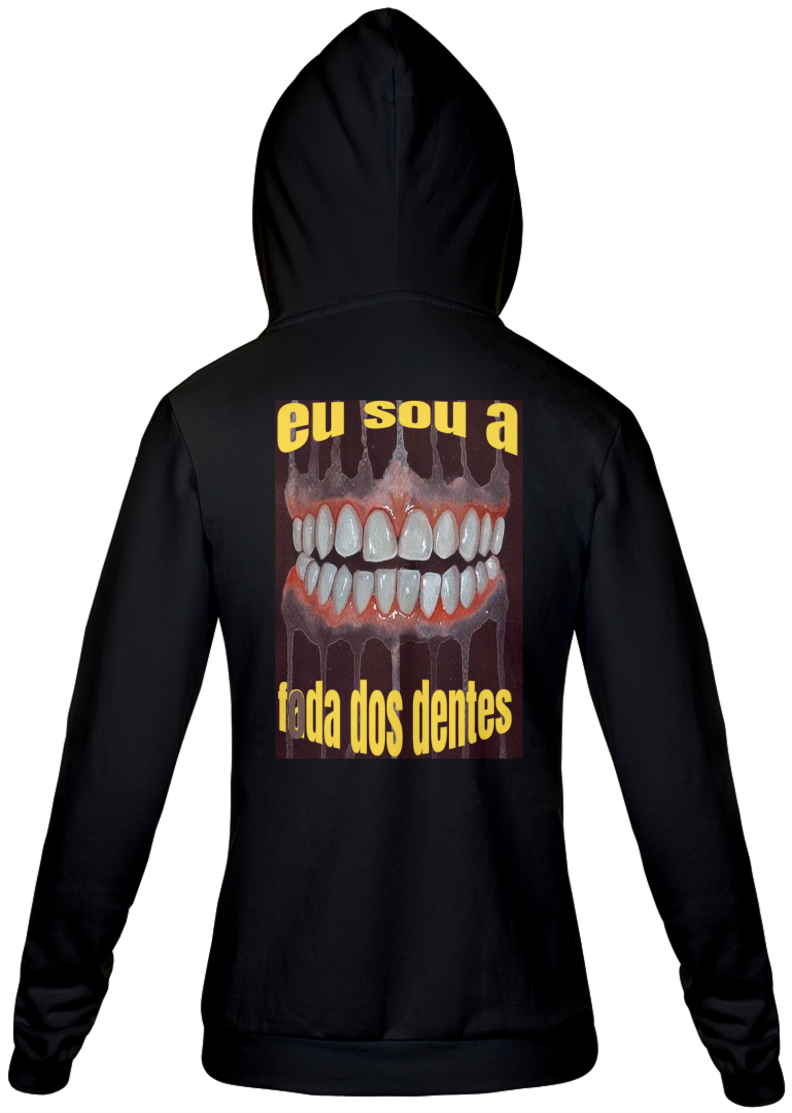 moletom aberto eu sou a f