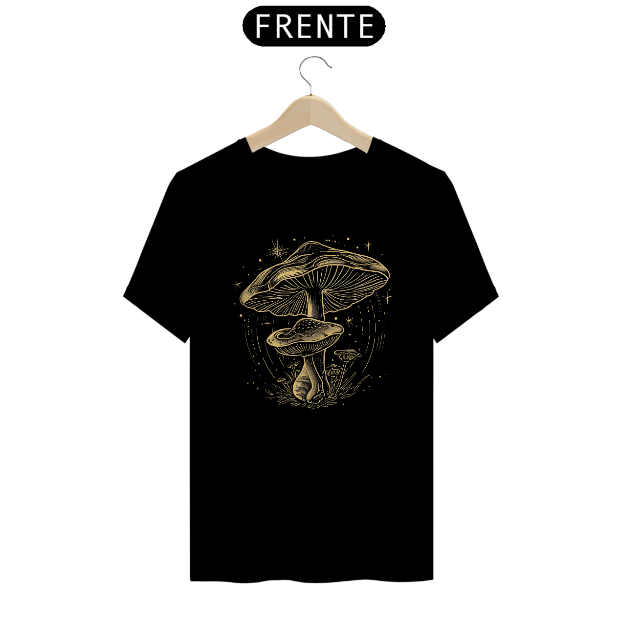 T-Shirt Black Gold 1