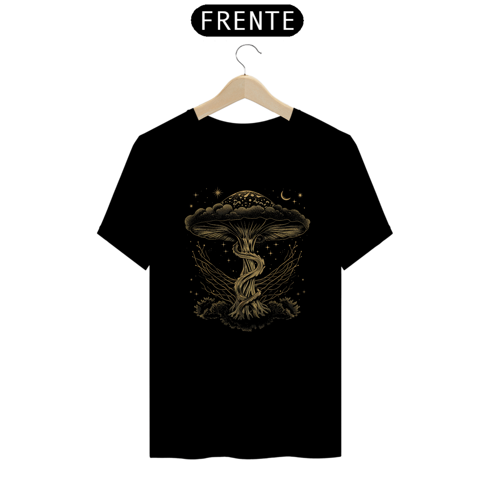 T-Shirt Black Gold 7