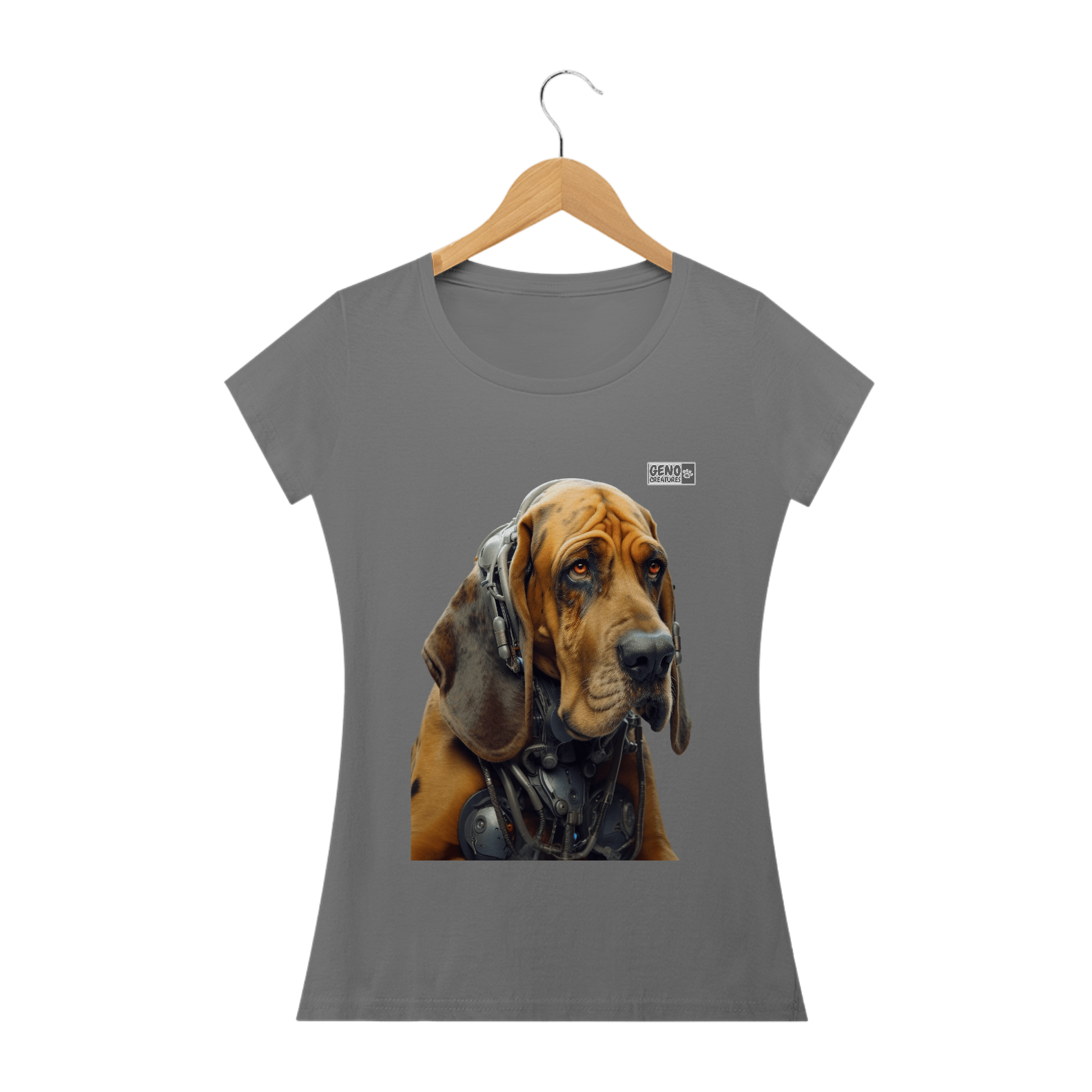 Camisa Cachorro Bloodhound - Baby Long Estonada 
