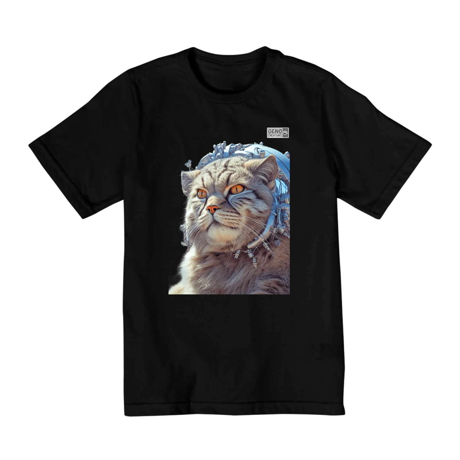 Camisa Infantil (10 a 14) - Gato