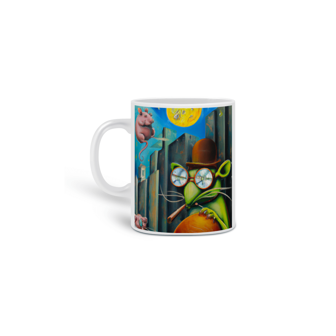 Nome do produto: Caneca Rato Fumante