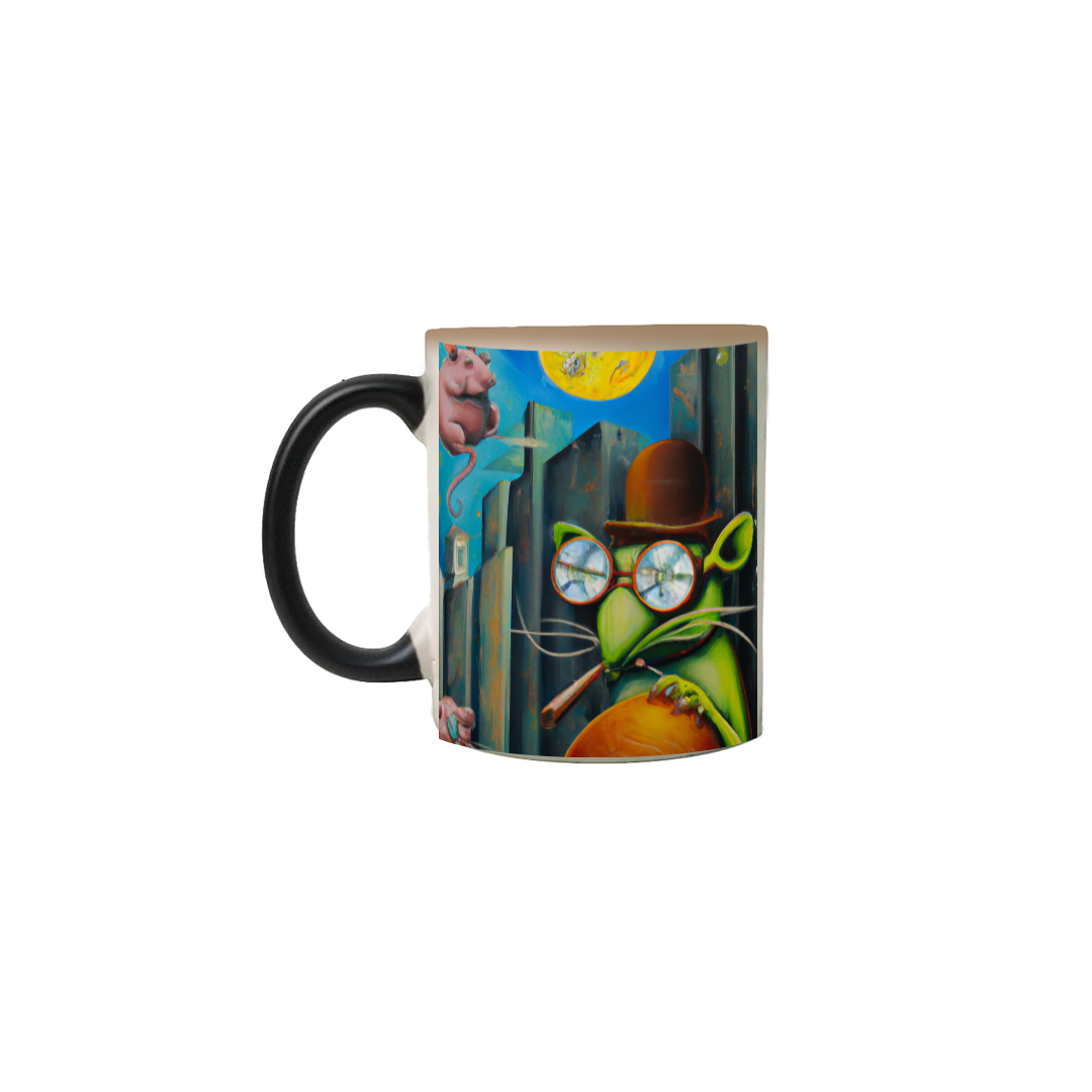 Caneca Magica rato fumante