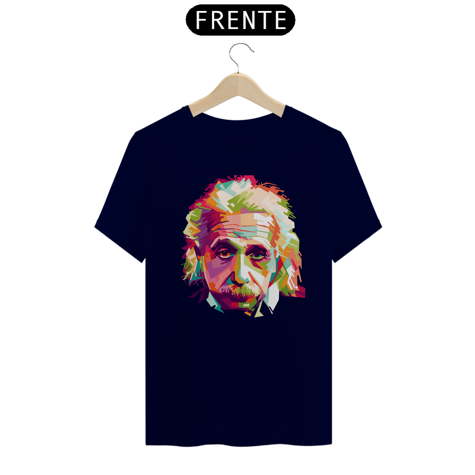EINSTEIN POP ART - Camiseta Personalizada com Estampa Geek