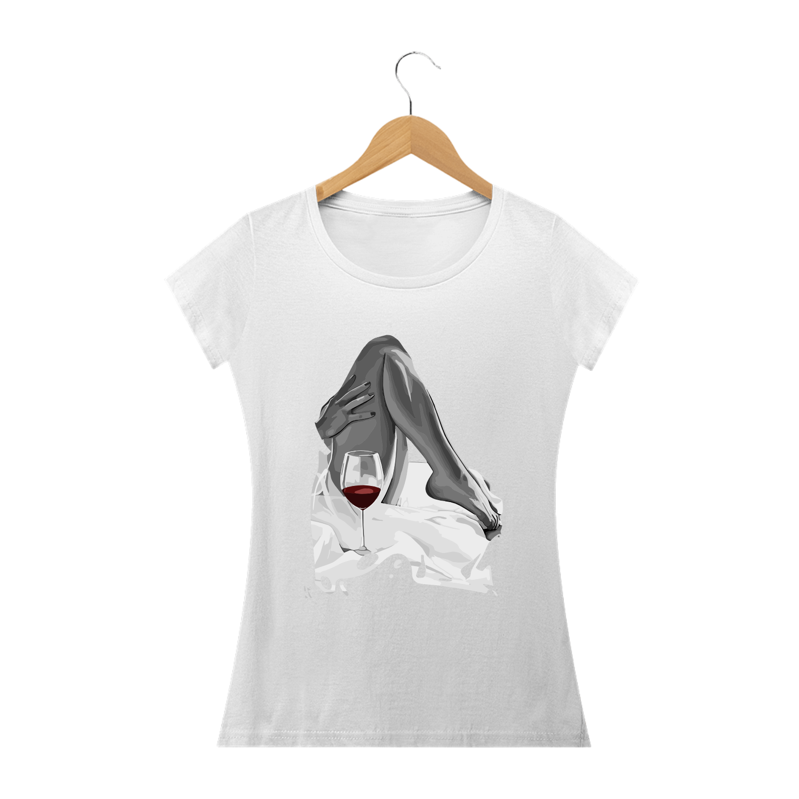 LEGS & WINE - Camiseta Personalizada com Estampa Pop Art