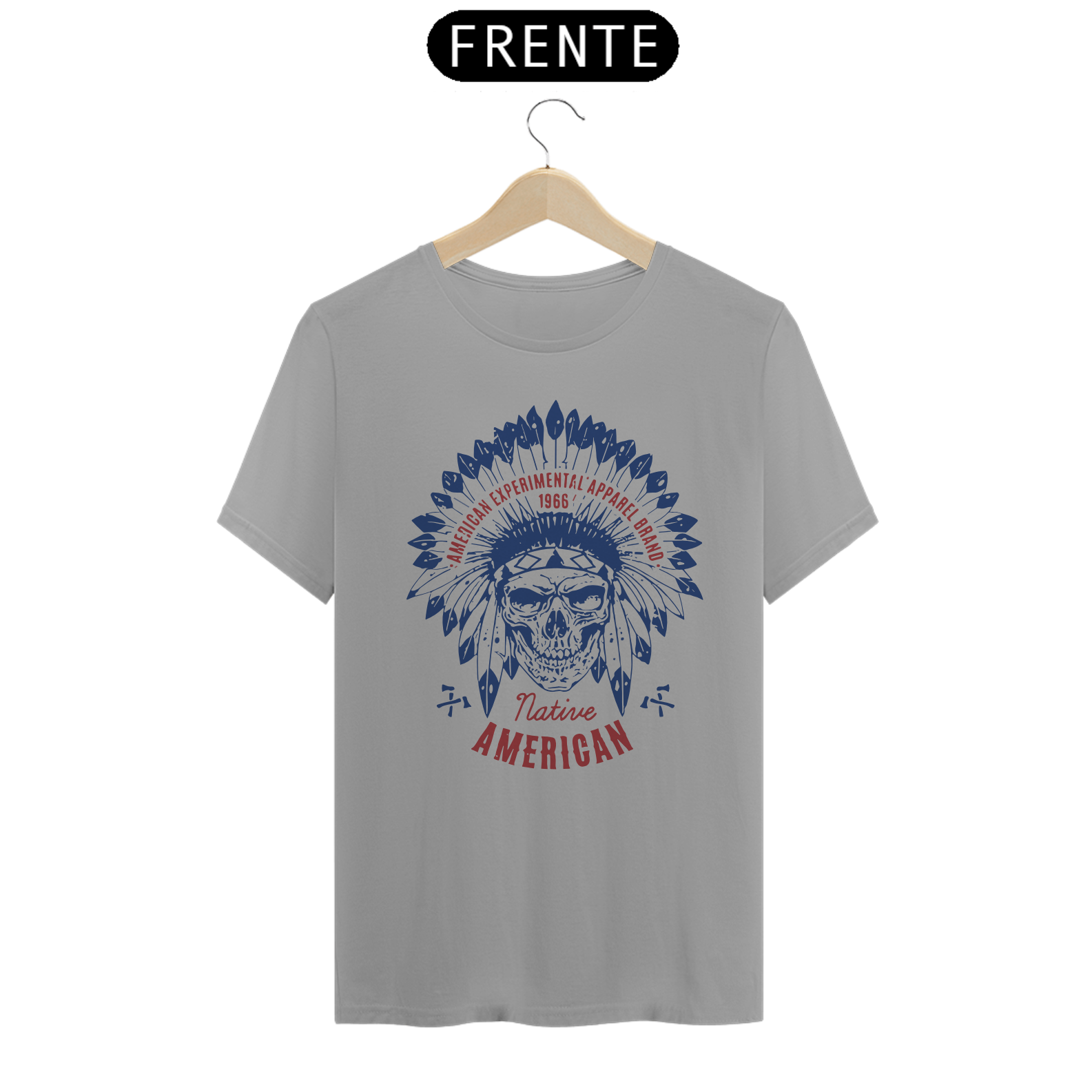 Camiseta Personalizada Estampa CAVEIRA APACHE Americana