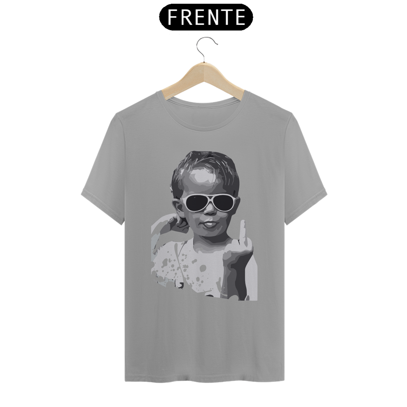 GURI DO DEDO - Camiseta Personalizada com Estampa Engraçada