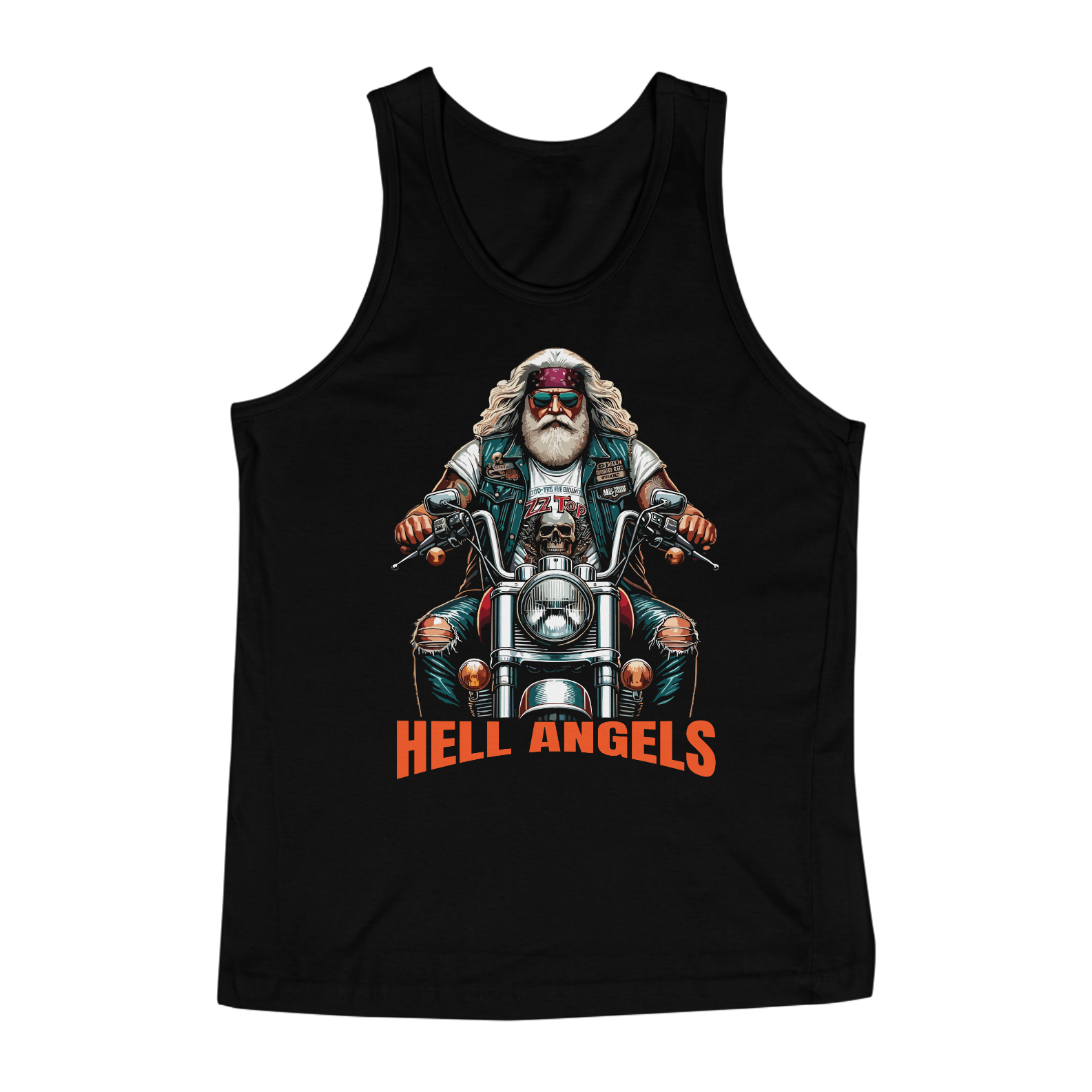 Camiseta Regata Personalizada  Estampa HELL ANGELS