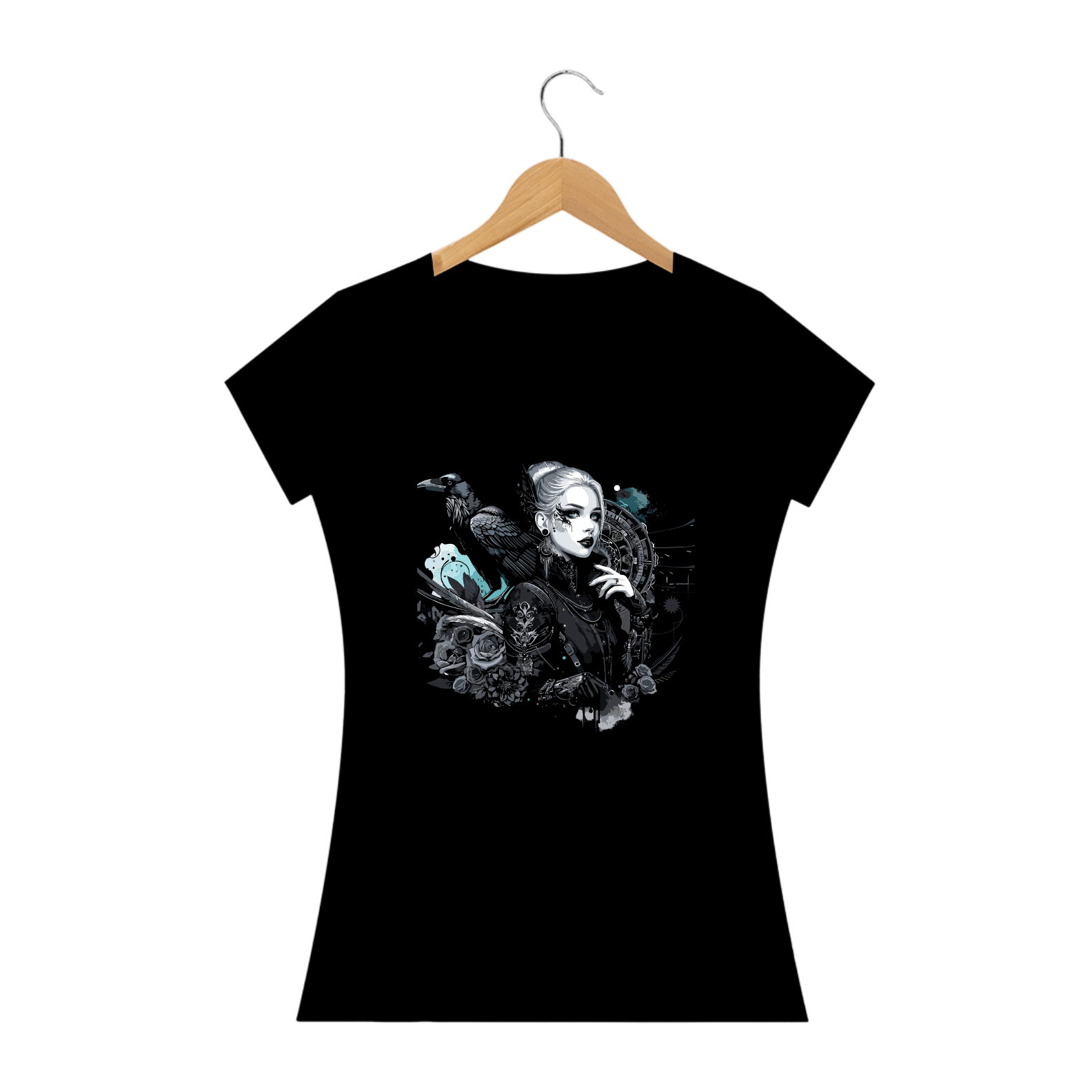 Camiseta Personalizada Feminina  Estampa  GOTHIC BLOND