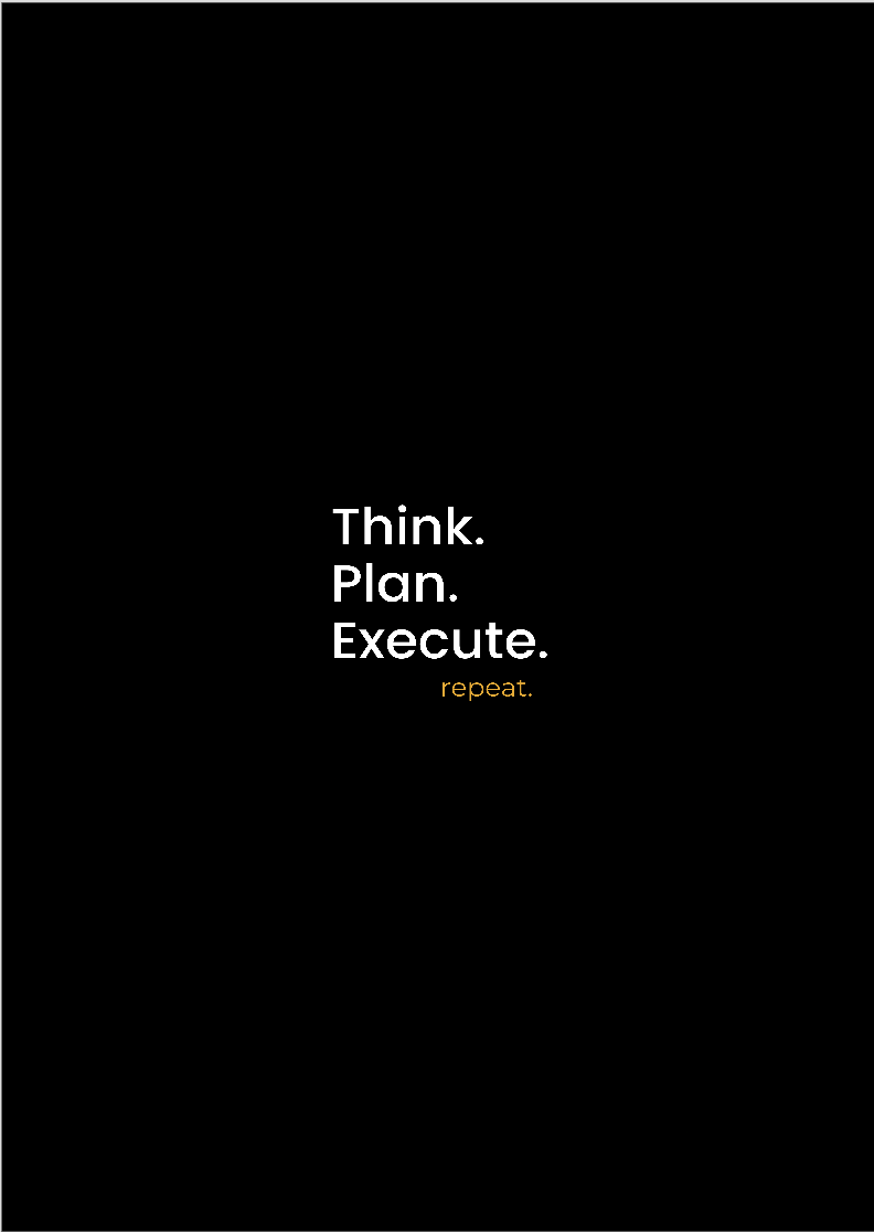 Nome do produto: Poster HD Thin Plan Execute