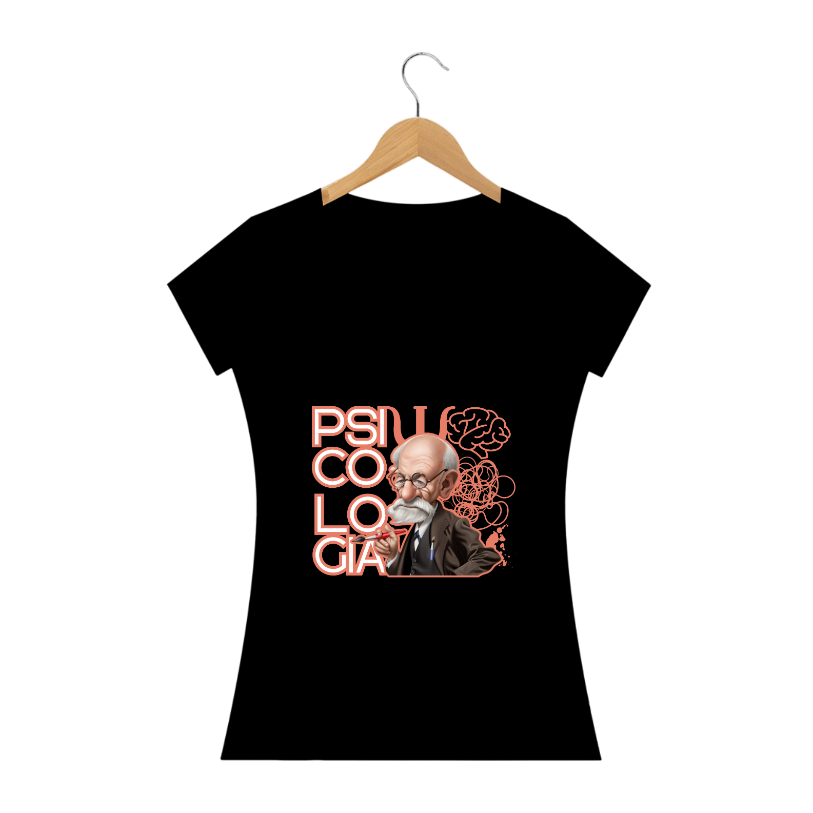 CAMISA QUALITY BABY LONG - PSICOLOGIA - FREUD