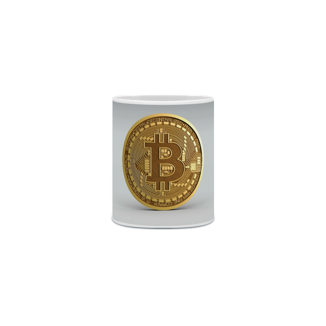 Caneca Bitcoin: Celebre a Revolução do Bitcoin a Cada Gole!