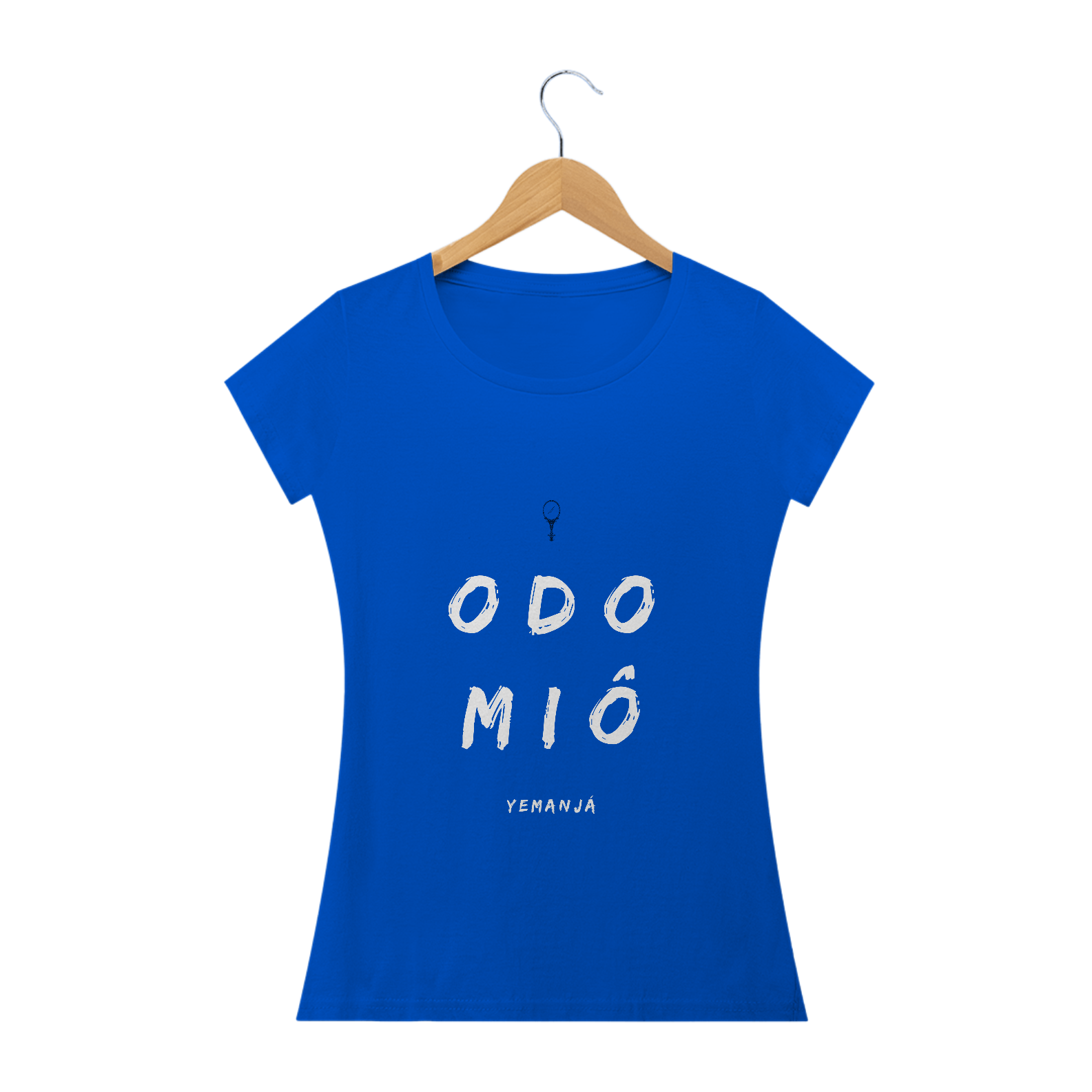 Camiseta Feminina Yemojá Yemanjá Saudação Odomiô