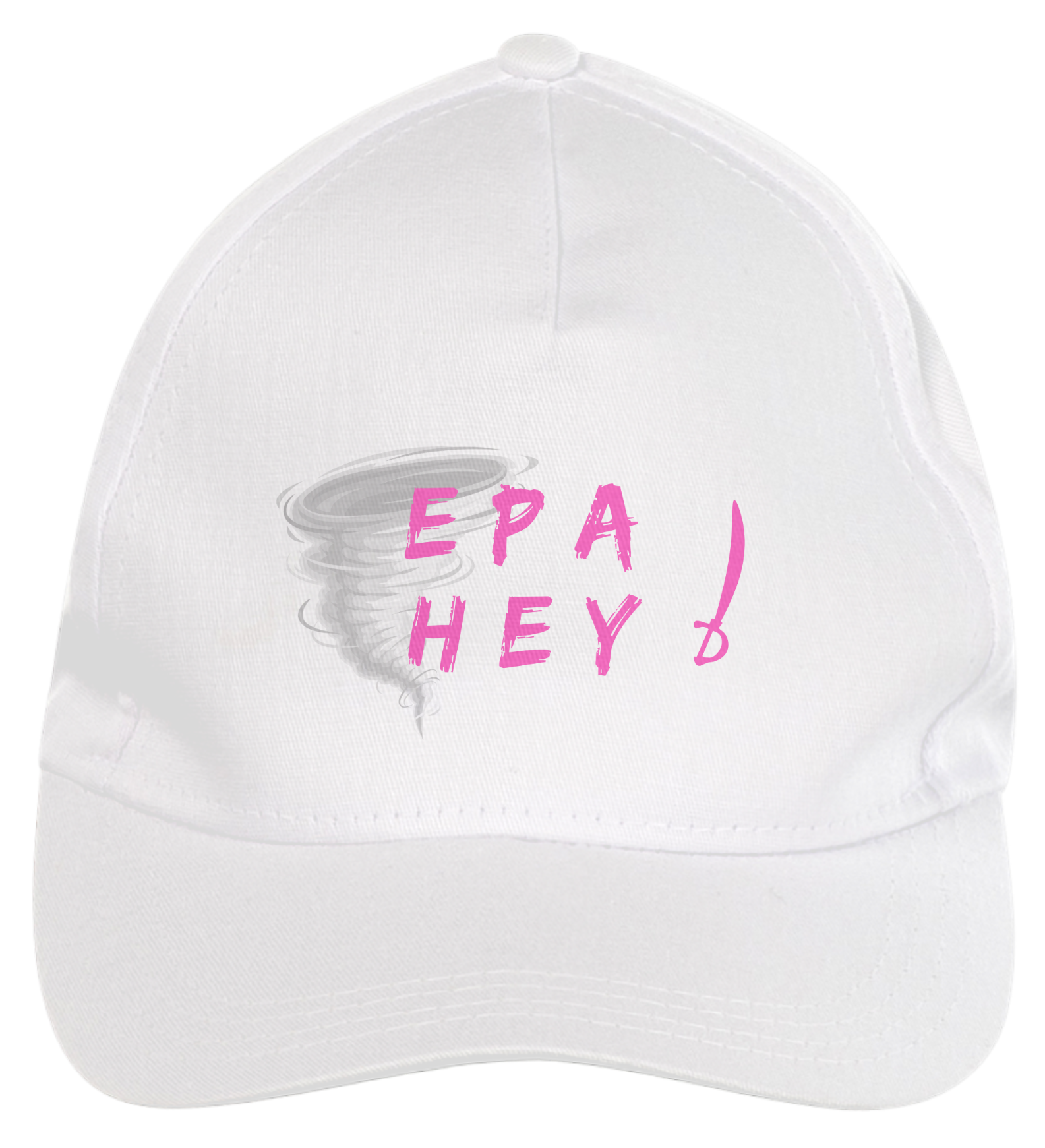 Boné  Oyá Iansã - Epa Hey Oya Branco