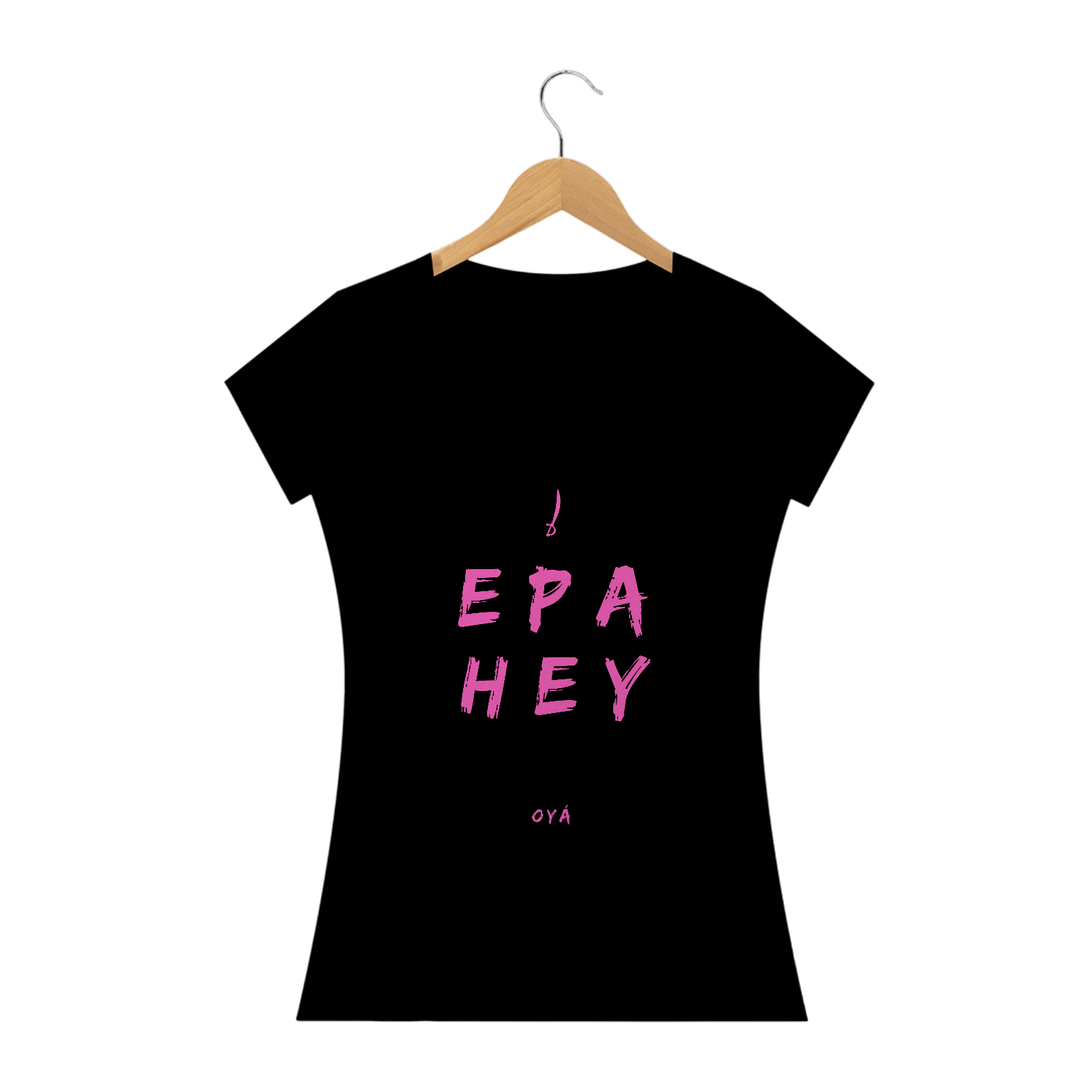 Camiseta Feminina Oya Saudação  Epa Hey Oyá  