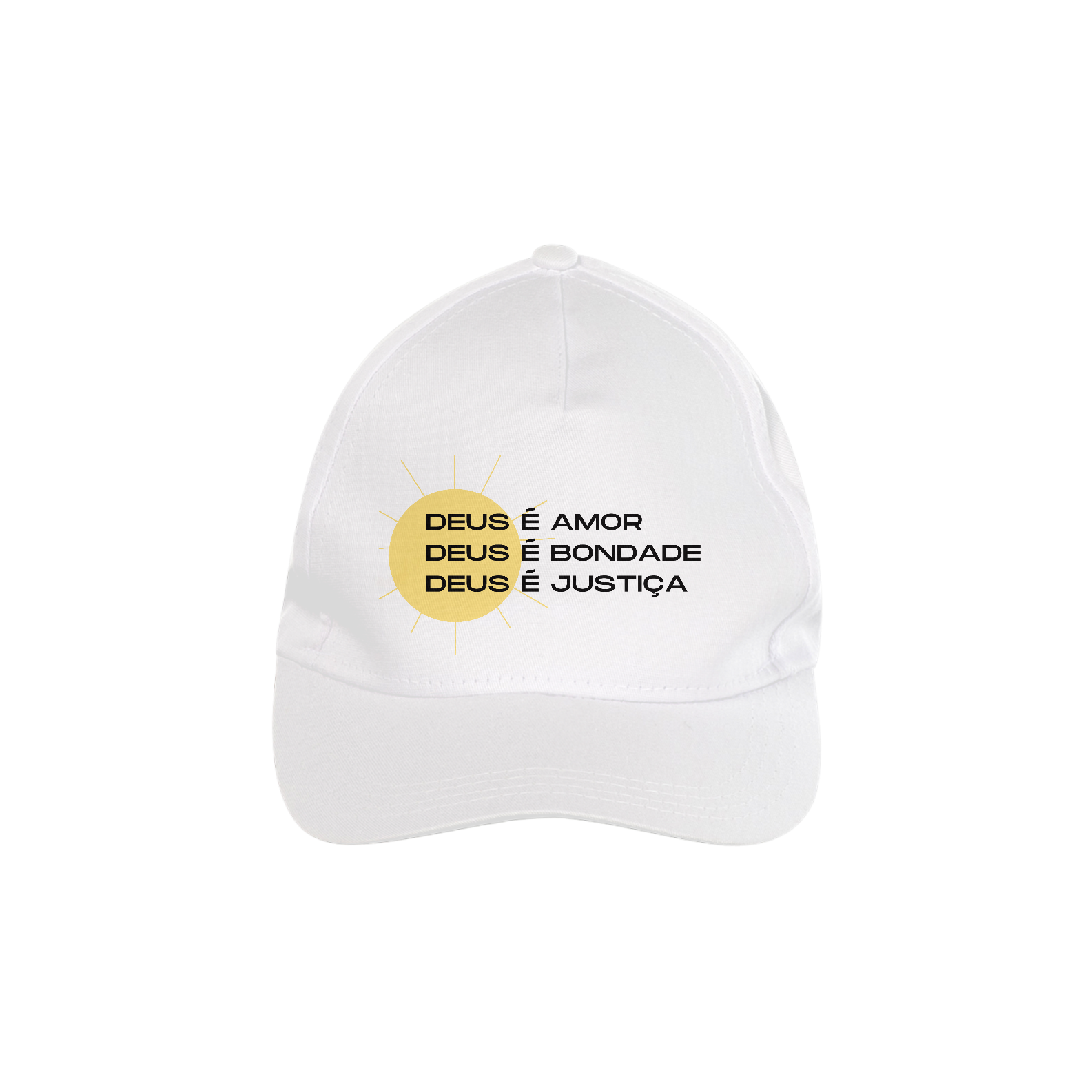 Deus é amor, bondade, justiça | Boné