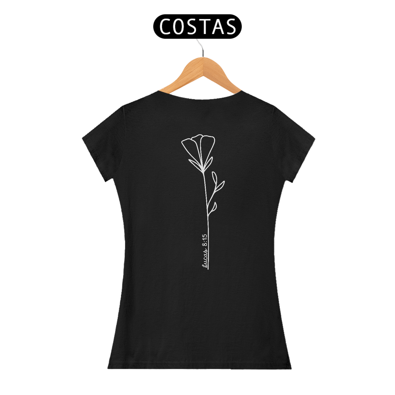 Lucas 8:15 - Tulipa | Camiseta feminina