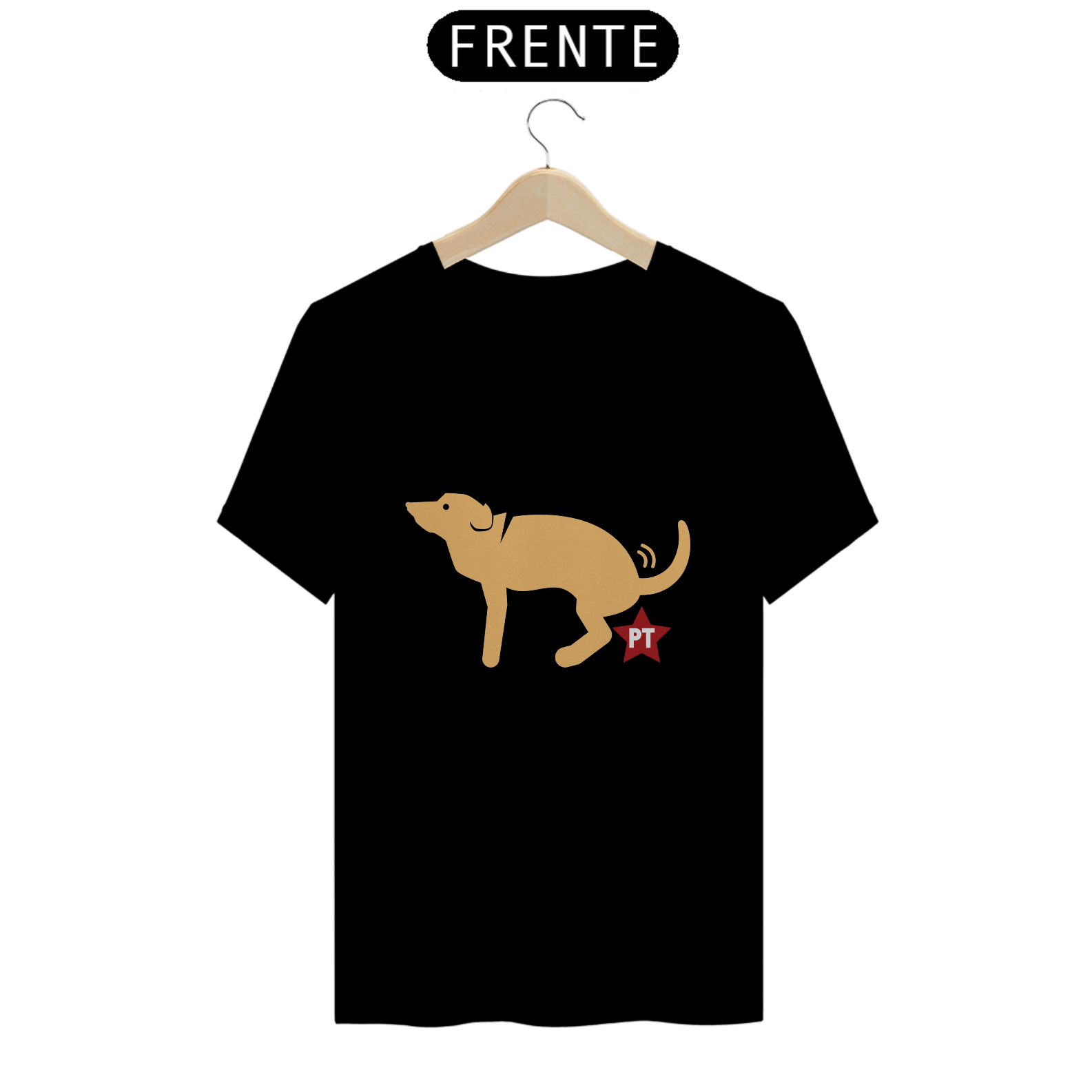 Doguinho caramelo cagando o PT | Petismo é uma merda