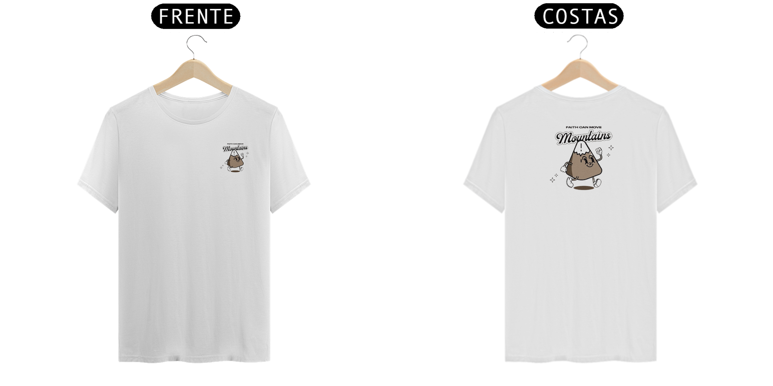 Camiseta Fé move montanhas 