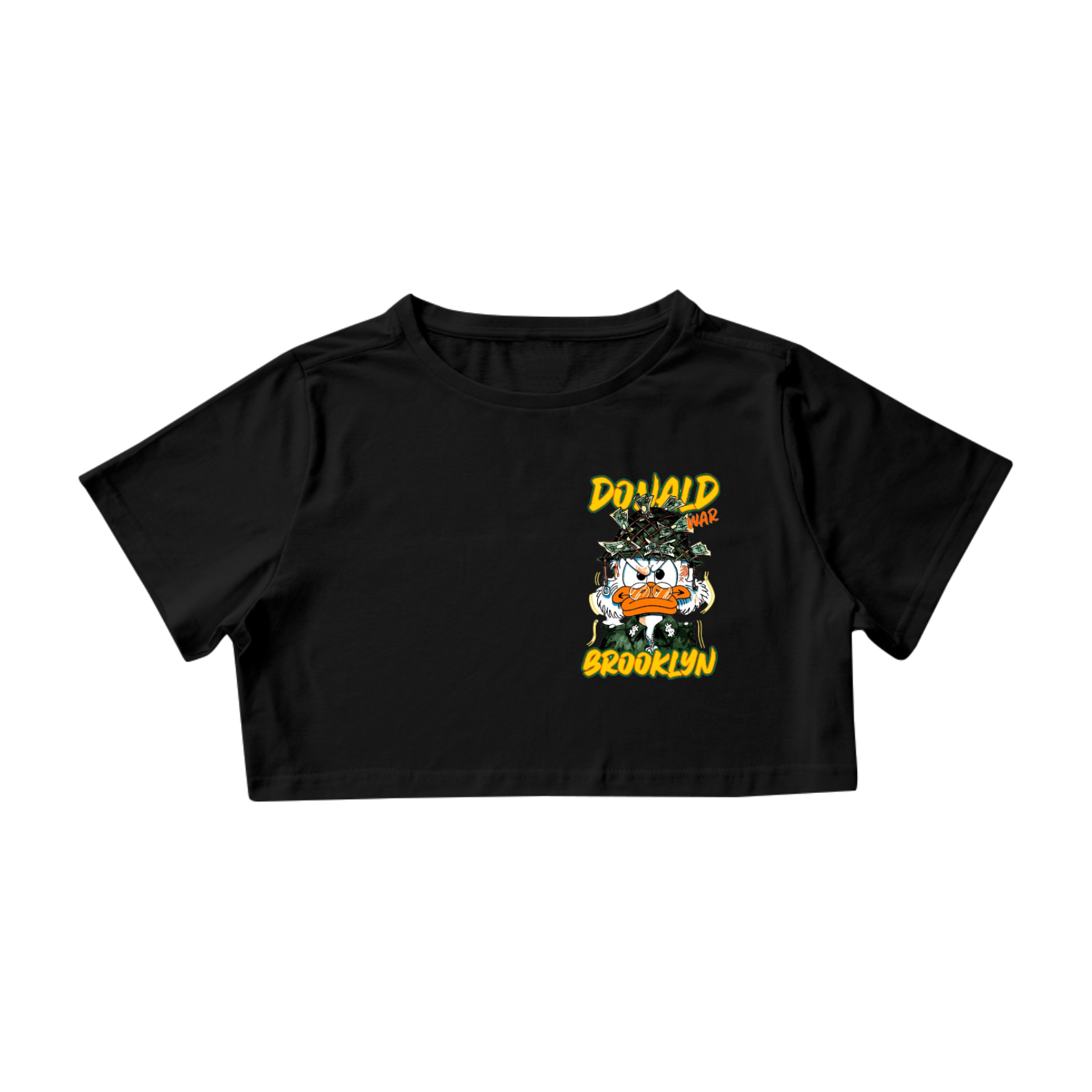 Blusa Cropped Pato Donald