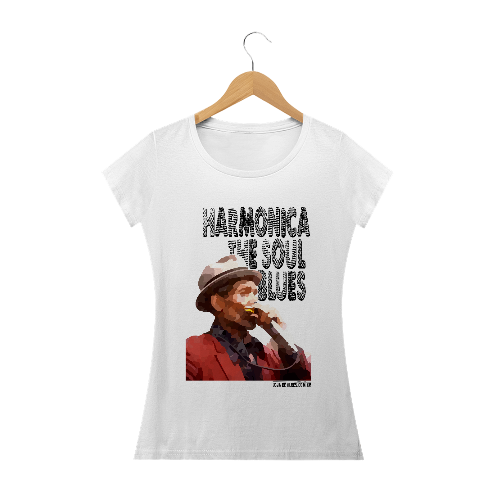 Harmmonica - Camiseta Feminina- Cores Claras