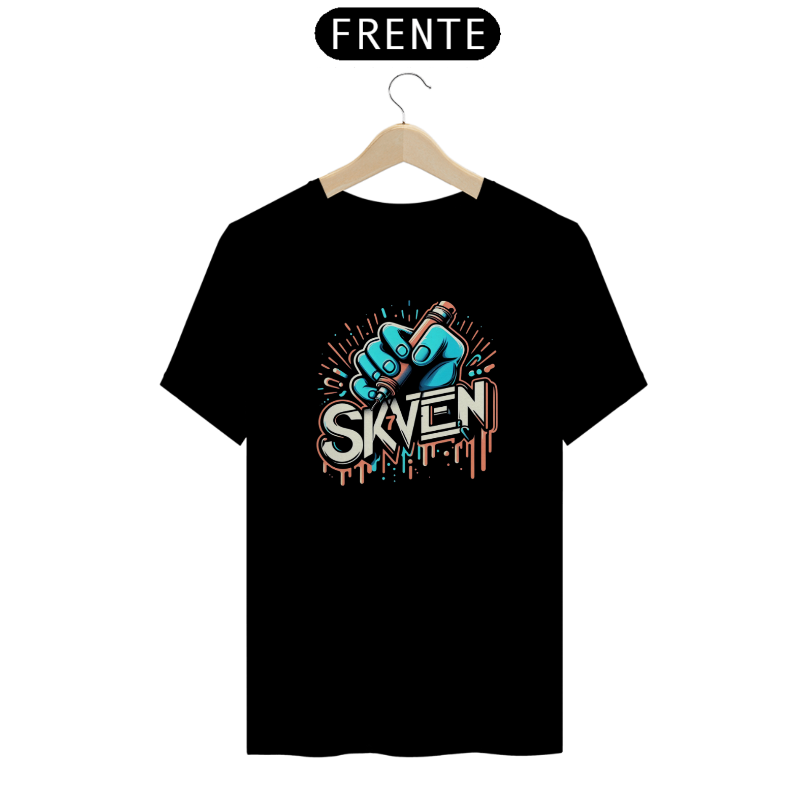 Camiseta SK7VEN Mão Grafite