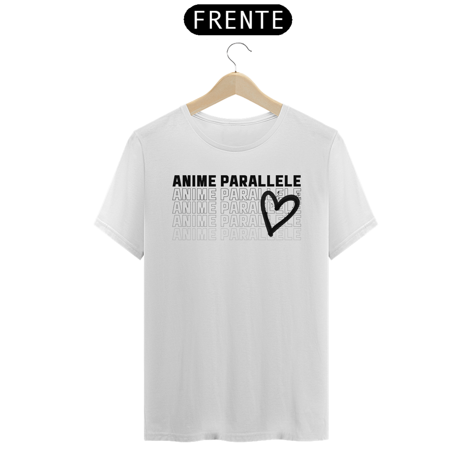 Camiseta Anime Parallele Branca