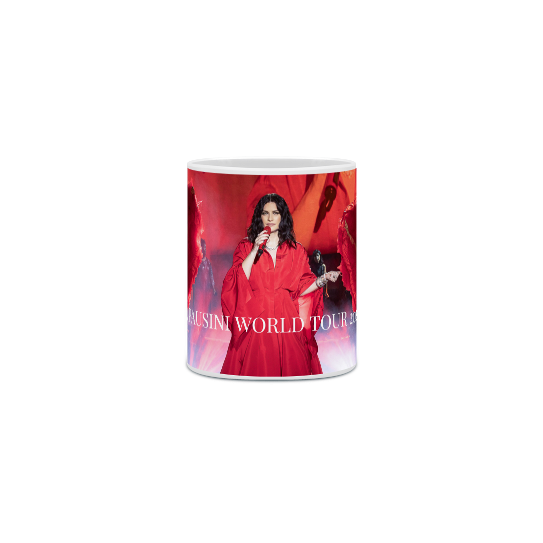Caneca Laura Pausini World Tour 2023/2024 - Vermelha