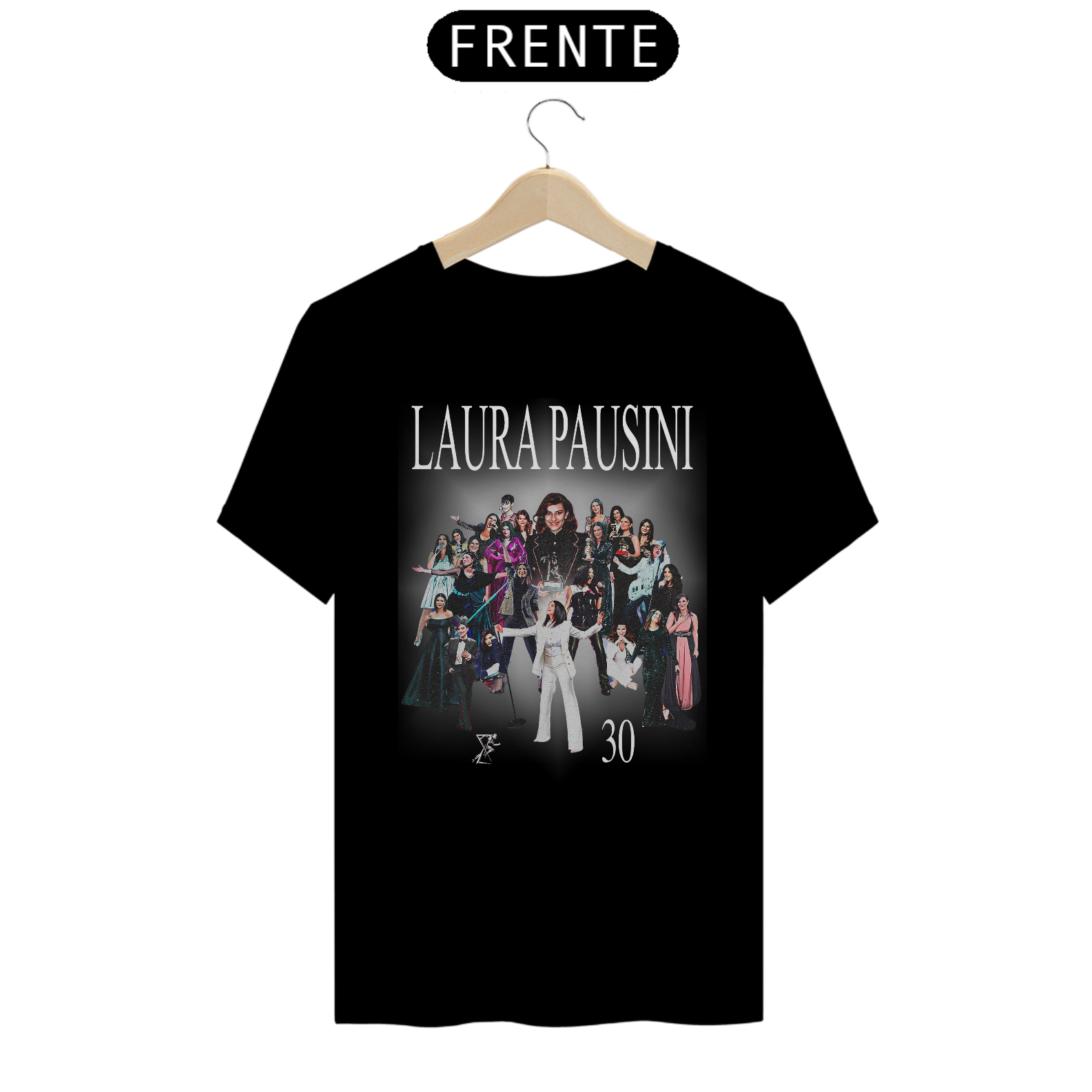 Camiseta Unissex Laura Pausini 30 Anos