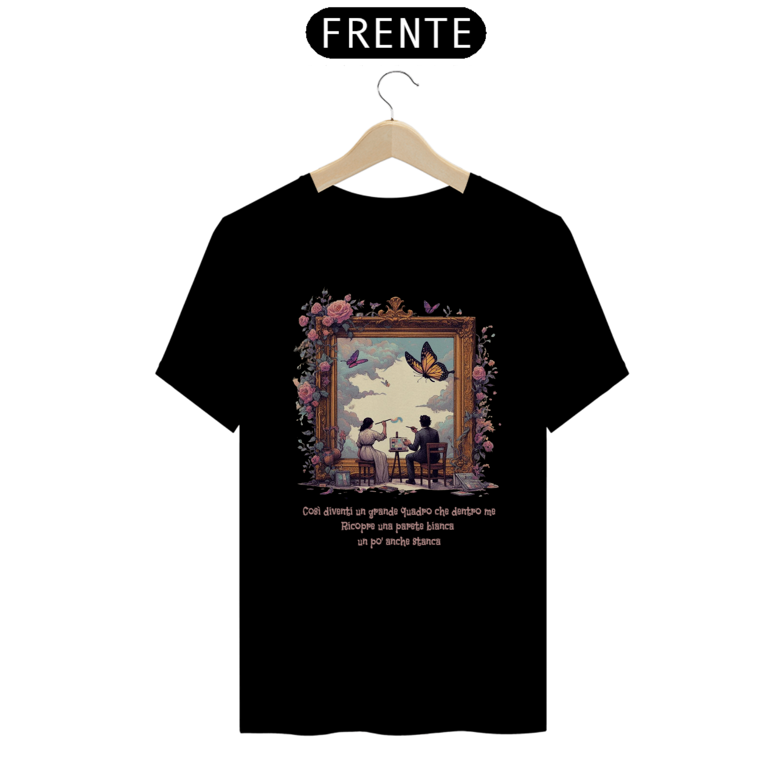 Camiseta Unissex Vivimi - preta