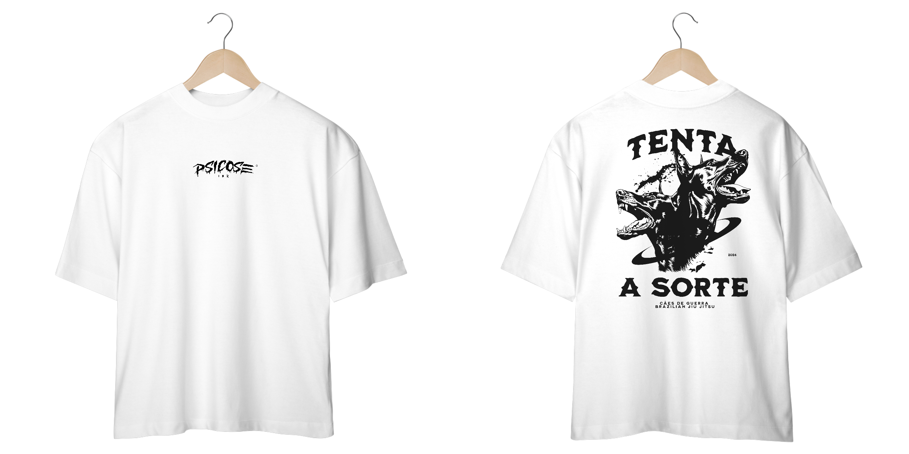 Oversized Tenta a Sorte - Cães de Guerra