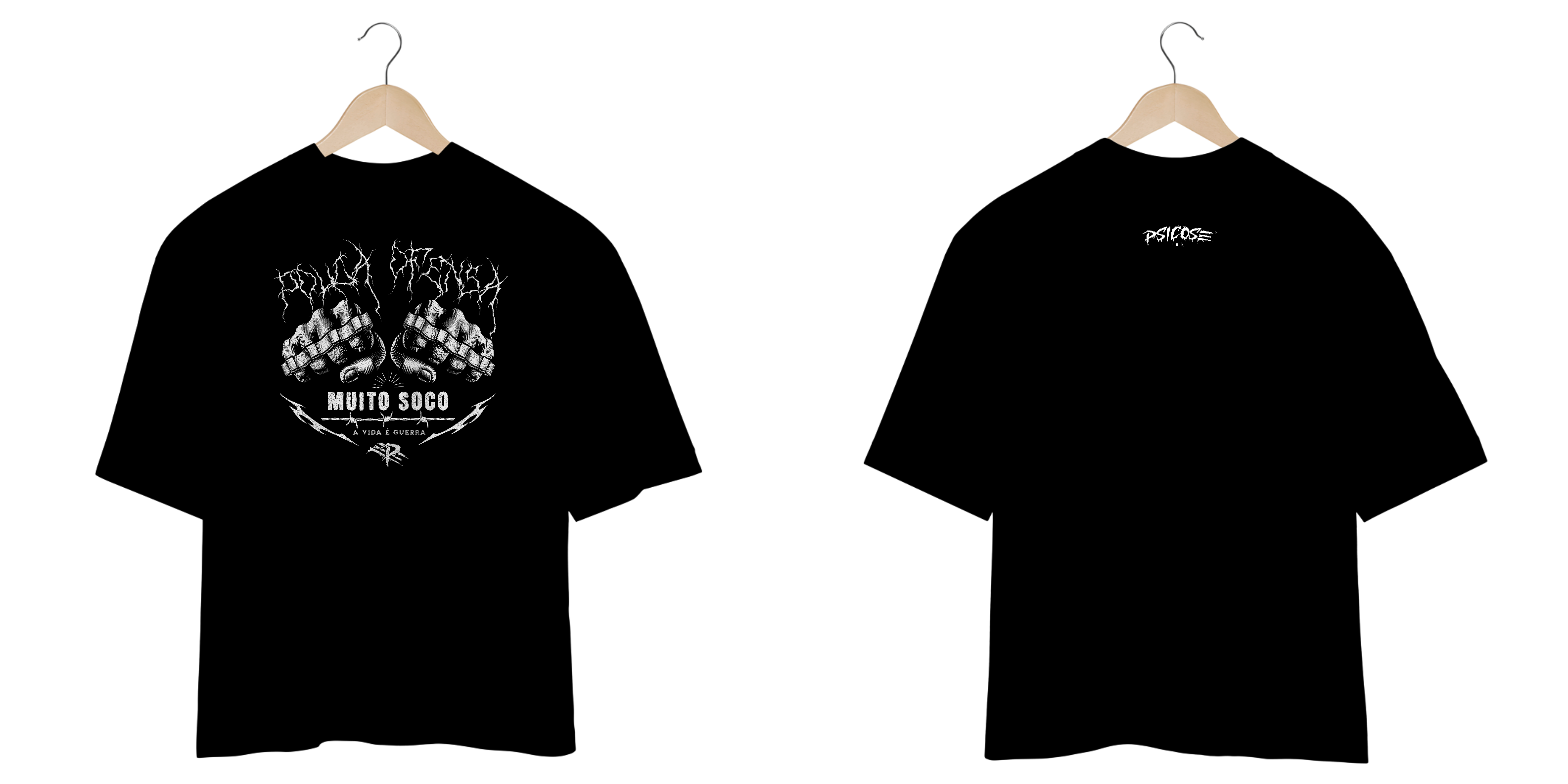 Nome do produto: Oversized Guerra - Pouca ofensa, muito soco