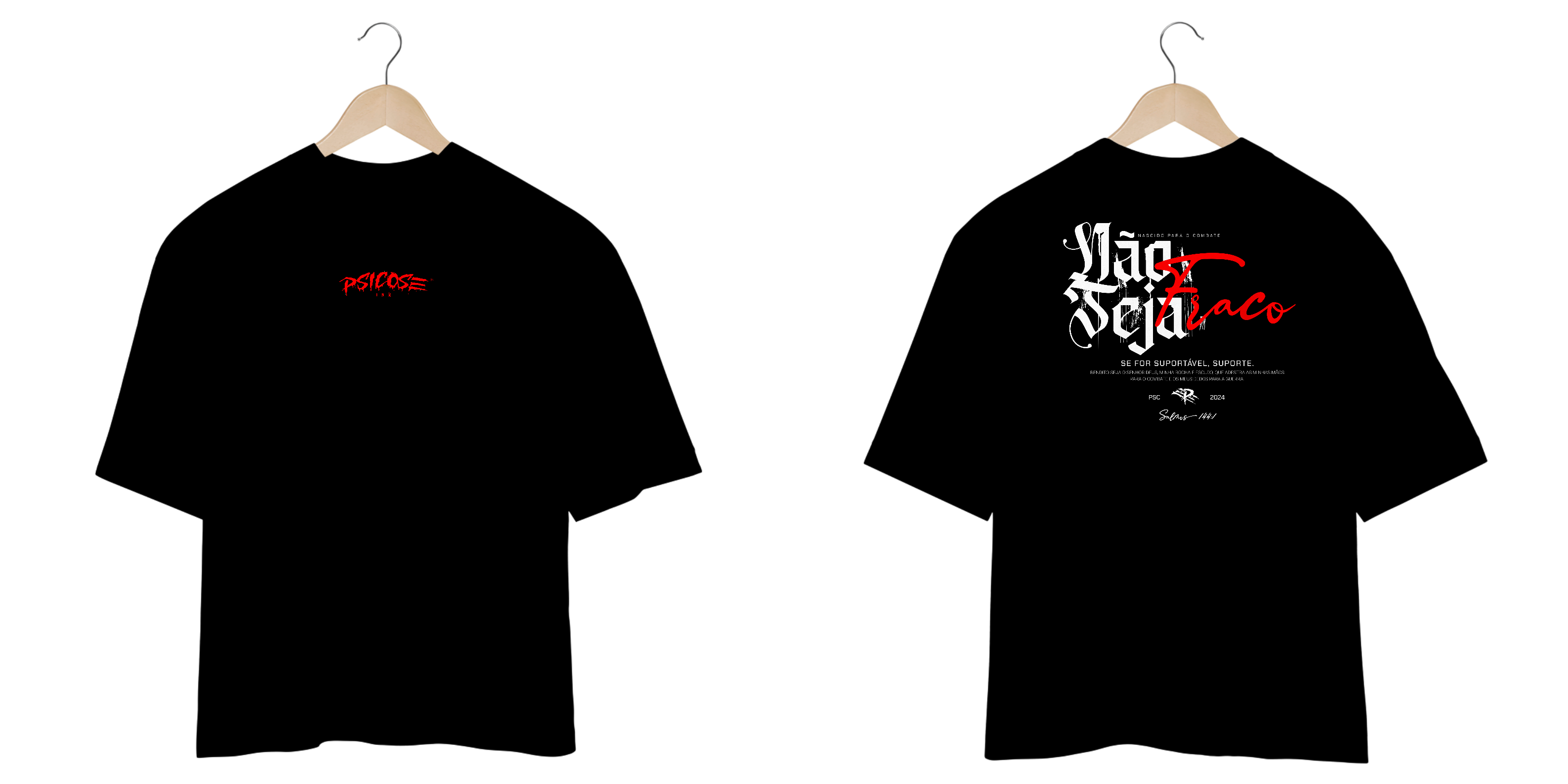 Oversized Nascido Para o Combate - Não Seja Fraco