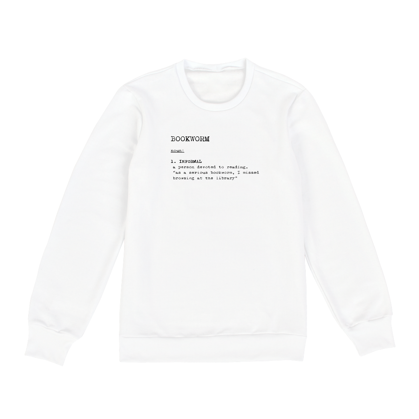 Moletom Bookworm noun