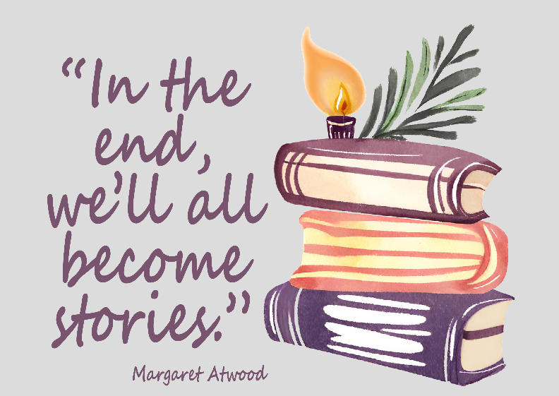 Poster Paisagem In the end we'll all become stories (No final todos nós nos tornaremos histórias)