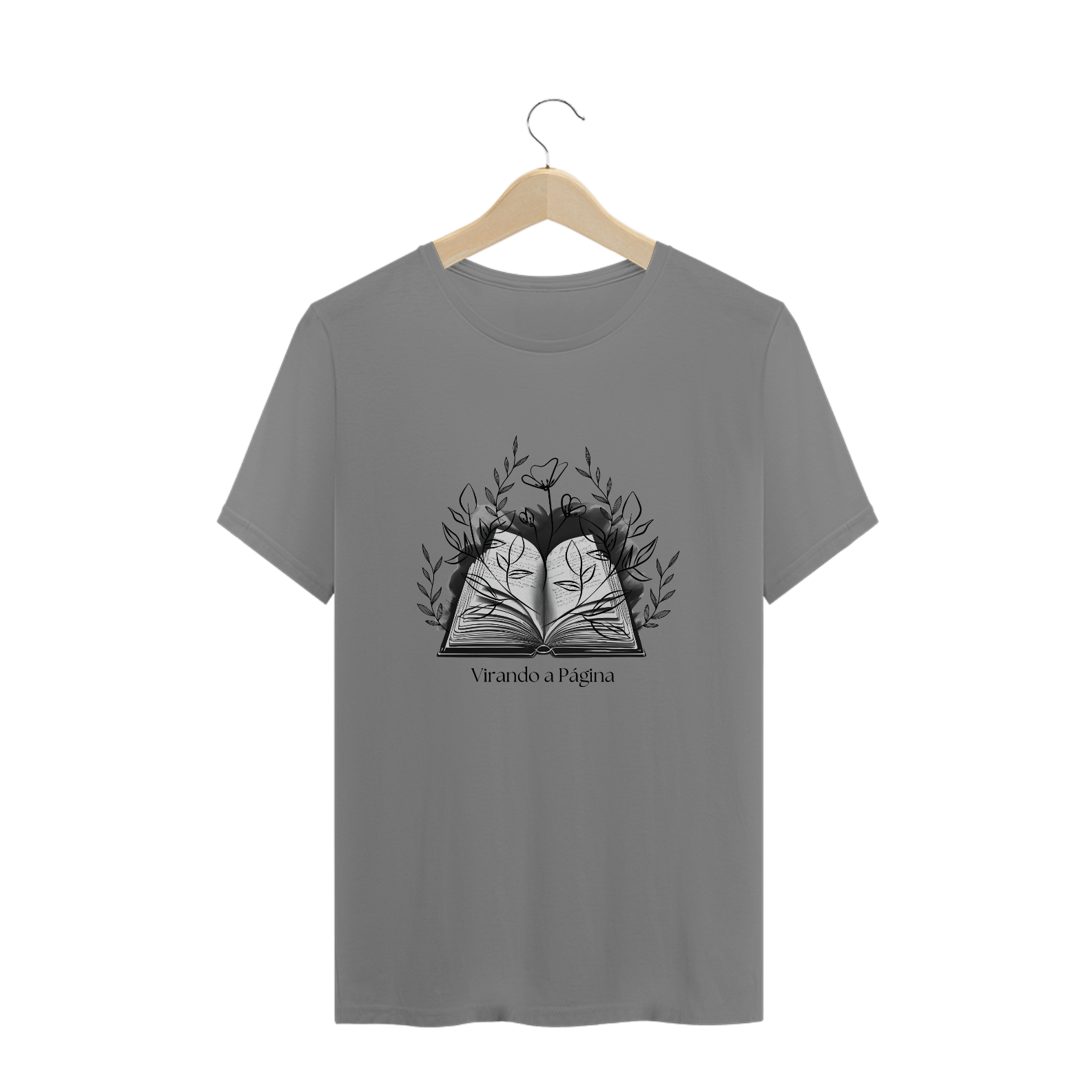 Camiseta Plus Size Virando a Página