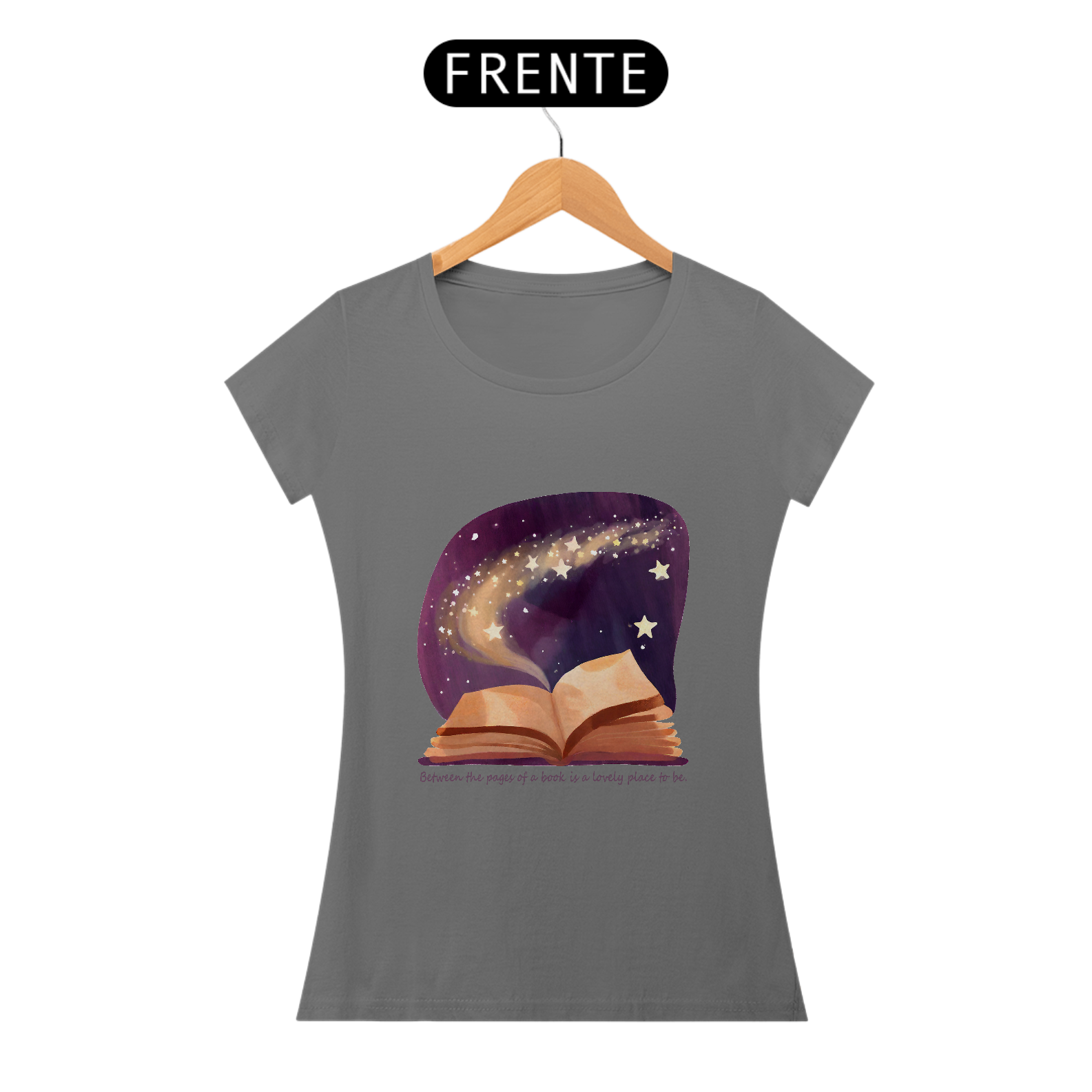 Baby Long Estonado Between the pages of a book is a lovely place to be (Entre as páginas de um livro há um lugar encantador para se estar)