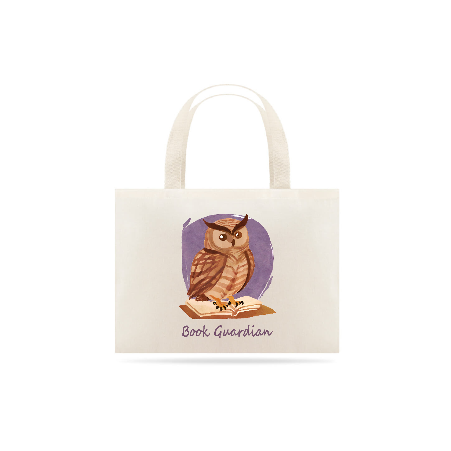 Eco Bag Grande Book Guardin (Guardião do livro)
