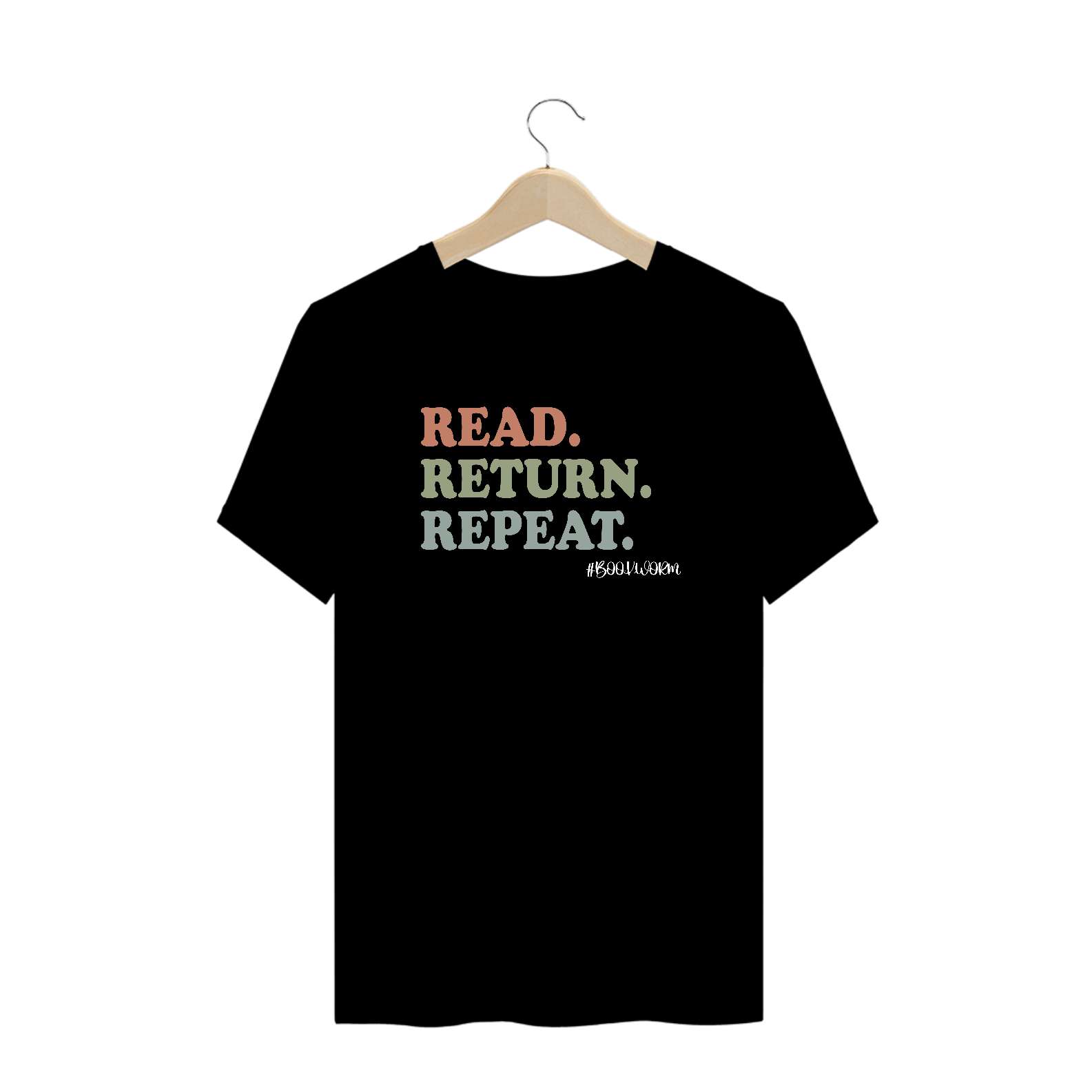 Camiseta Plus Size Read Return Repeat