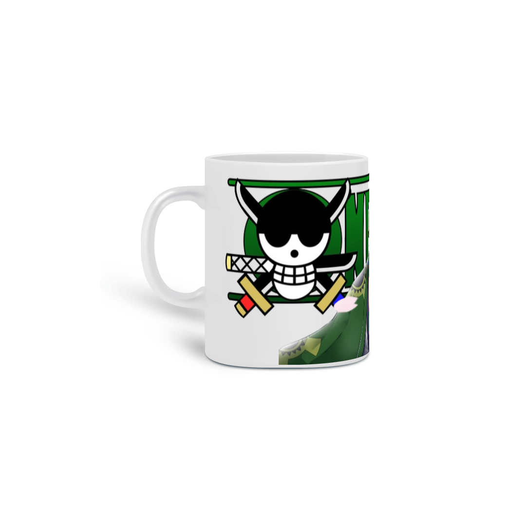 Nome do produto  Caneca Sorriso de um Espadachim (Zoro, One Piece)