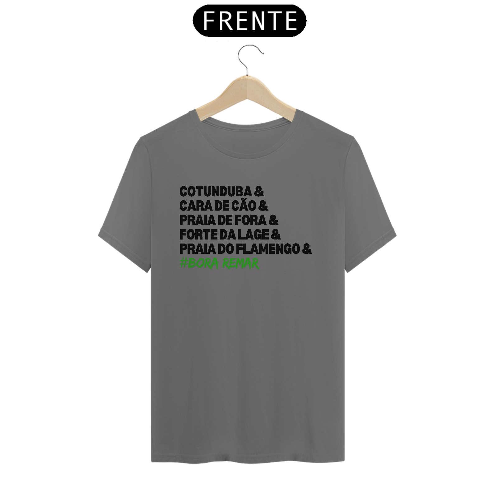 T-shirt estonada, picos do remador
